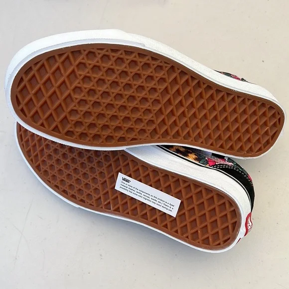 VANS | Old Skool Rose Animal Checkered Print Shoes - Picture 6 of 7